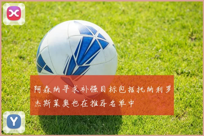 阿森纳寻求补强目标包括托纳利罗杰斯莱奥也在推荐名单中